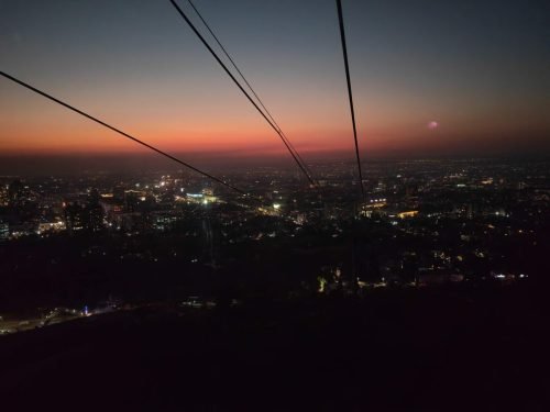 Almaty-Cable-Car-At-Sunset