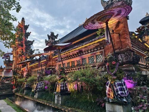 Ubud-Water-Palace-at-Sunset